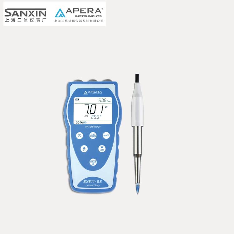 上海三信食品穿刺型pH計 SX811-SS